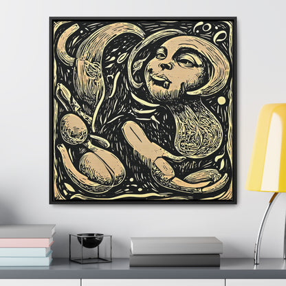 Wall Art - Gallery Canvas, Square Frame