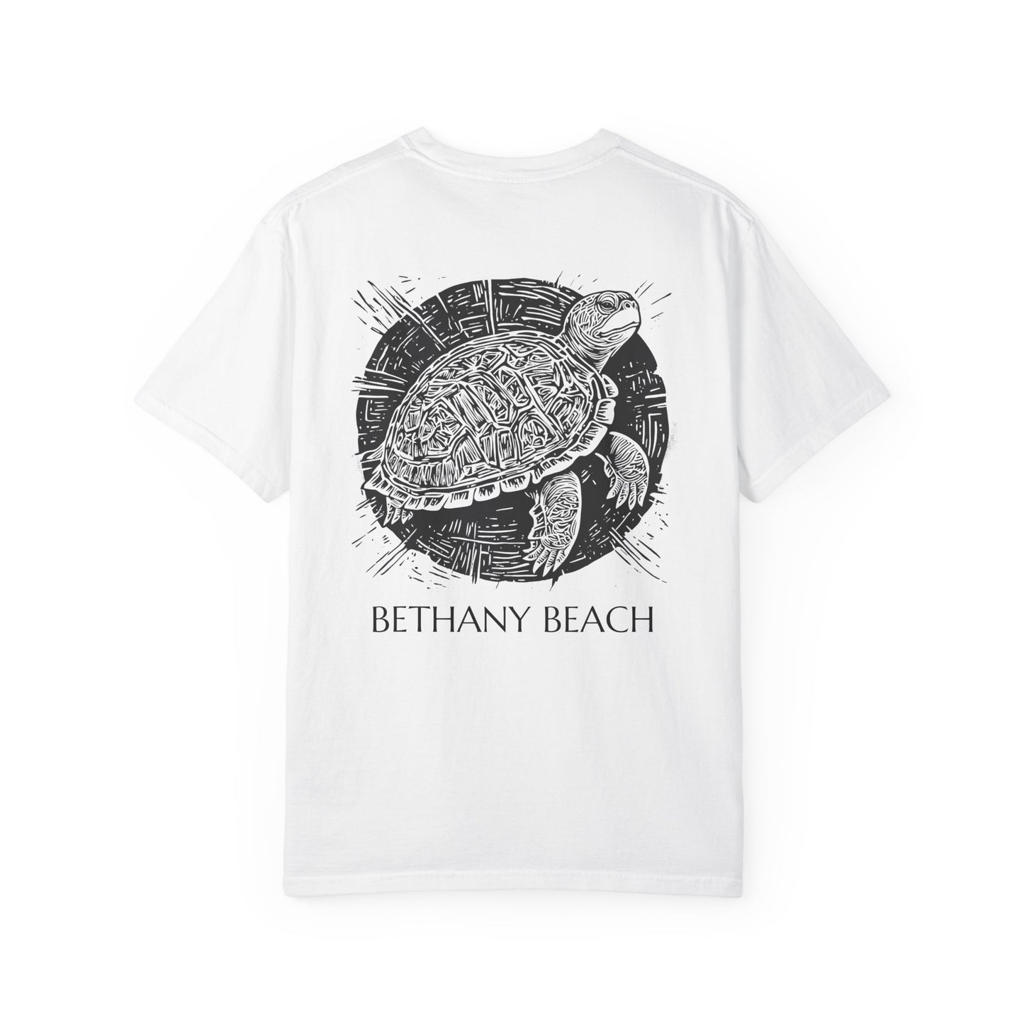 BETHANY BEACH - TURTLE - Unisex Garment-Dyed T-shirt