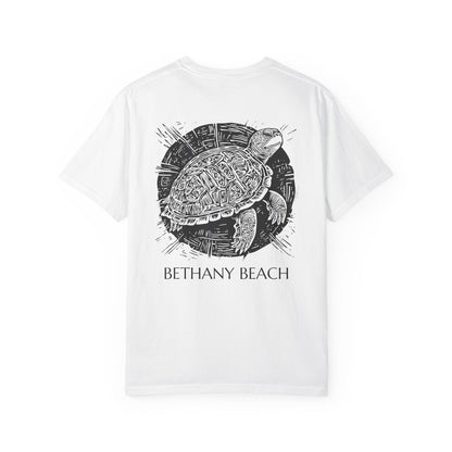 BETHANY BEACH - TURTLE - Unisex Garment-Dyed T-shirt