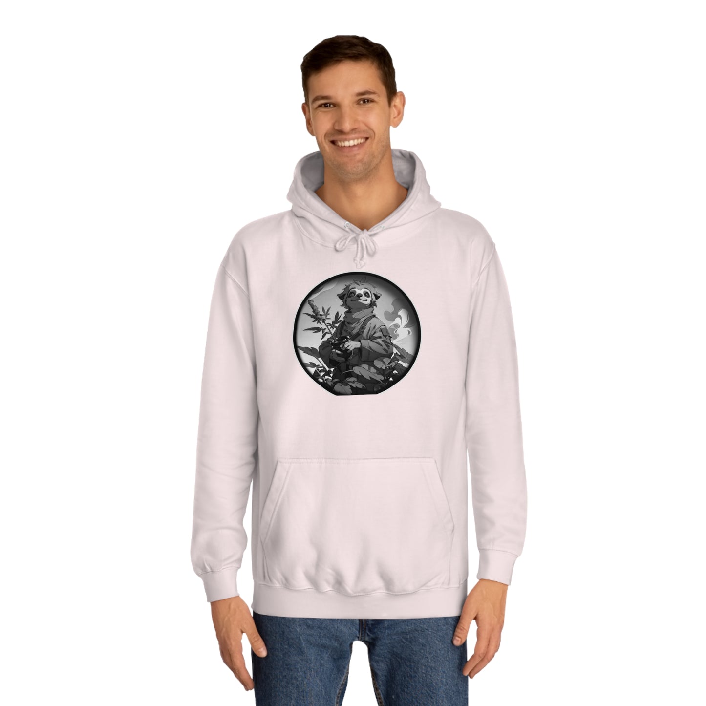 SLEEPY SLOTH - Unisex College Hoodie