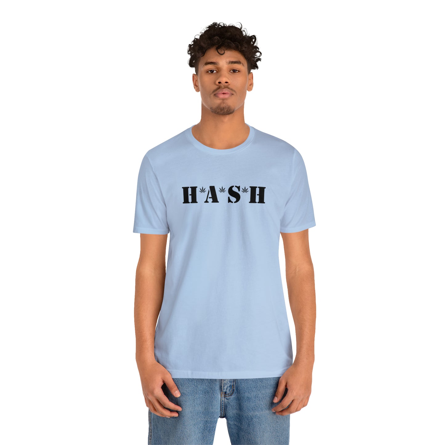 H*A*S*H BLACK LOGO- Unisex Jersey Short Sleeve Tee