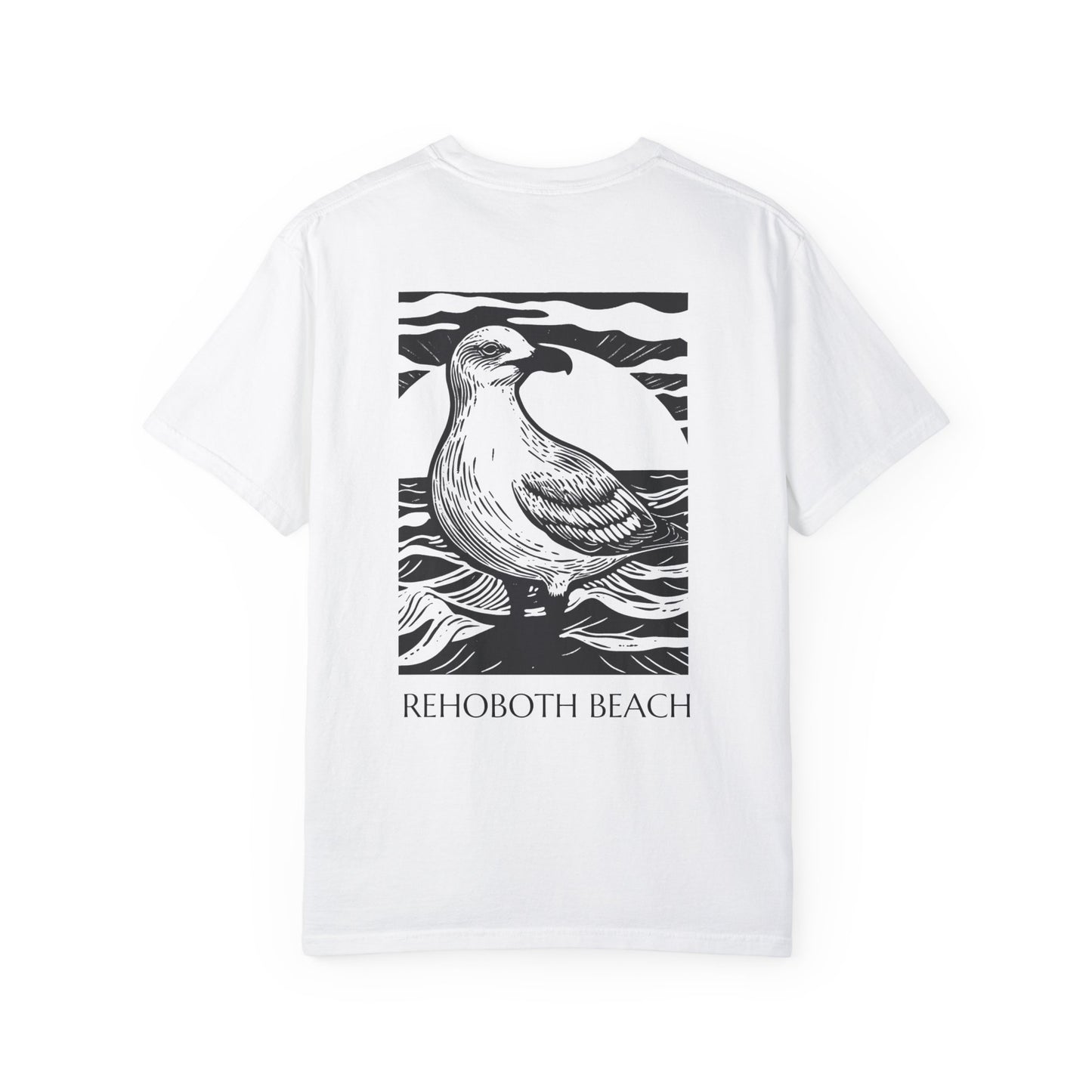 REHOBOTH BEACH - SEAGULL - Unisex Garment-Dyed T-shirt