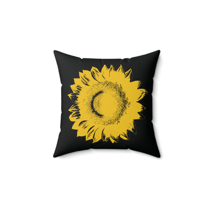 SUNFLOWER - Spun Polyester Square Pillow