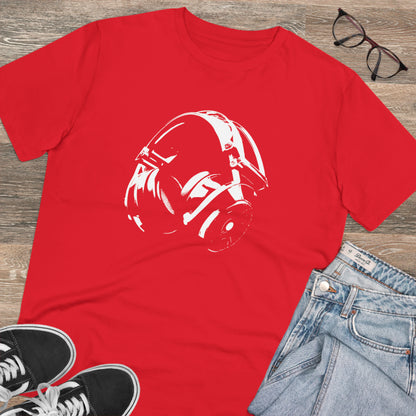 HEADPHONES - WHITE LOGO - Organic Creator T-shirt - Unisex