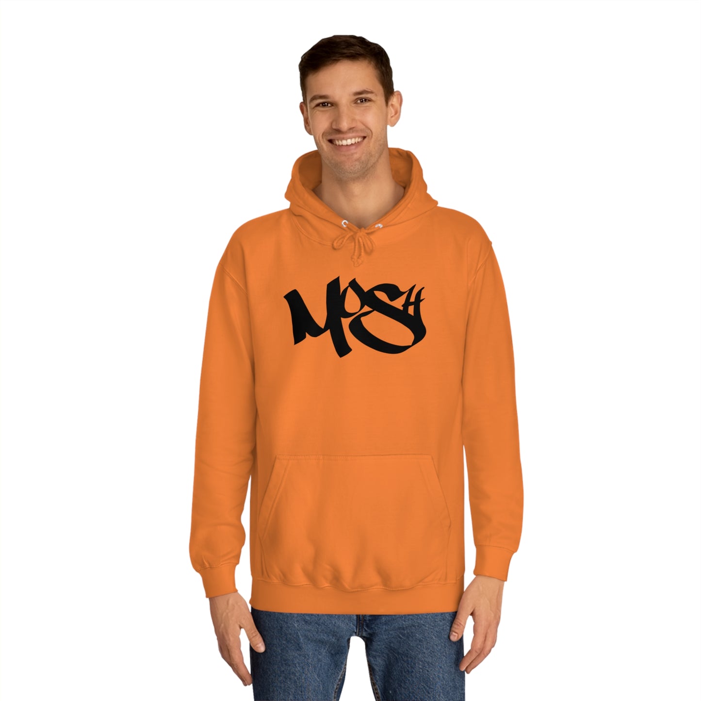 MOSH - BLACK LOGO Unisex College Hoodie