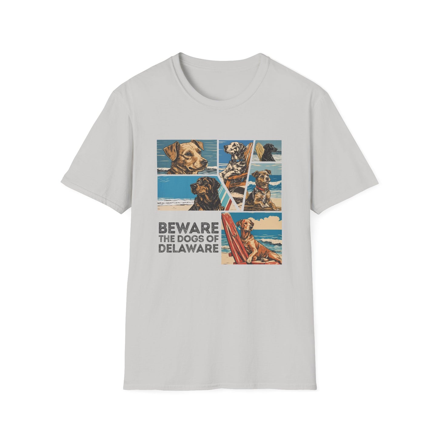 REHOBOTH - DOGS - Unisex Softstyle T-Shirt