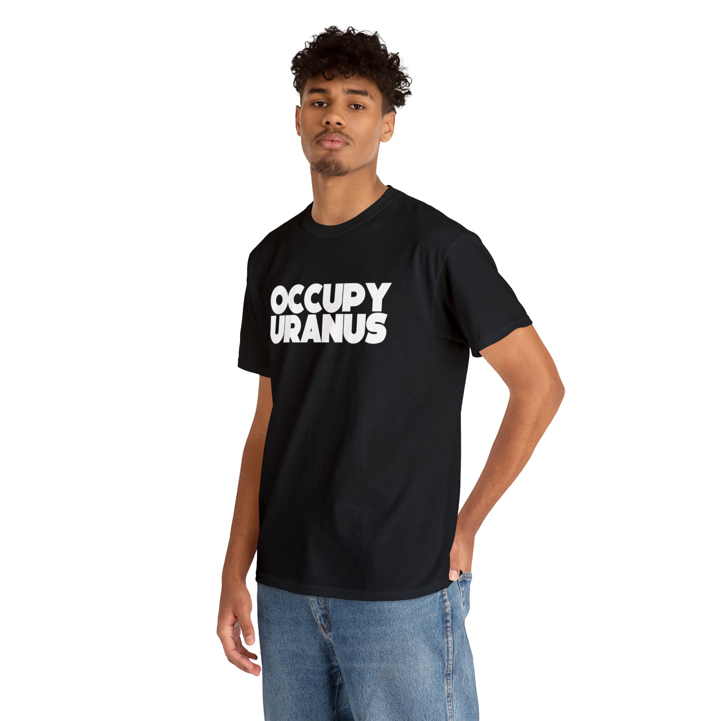 OCCUPY URANUS - Unisex Heavy Cotton Tee