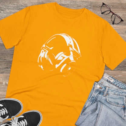 HEADPHONES - WHITE LOGO - Organic Creator T-shirt - Unisex