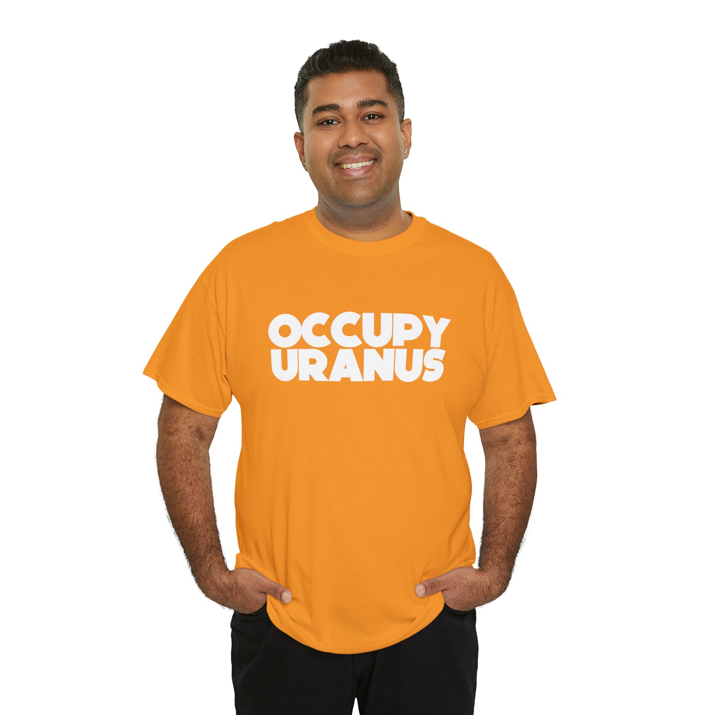 OCCUPY URANUS - Unisex Heavy Cotton Tee