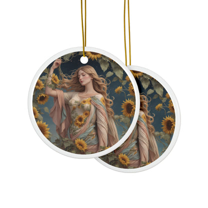 Sunflower Ornament 10