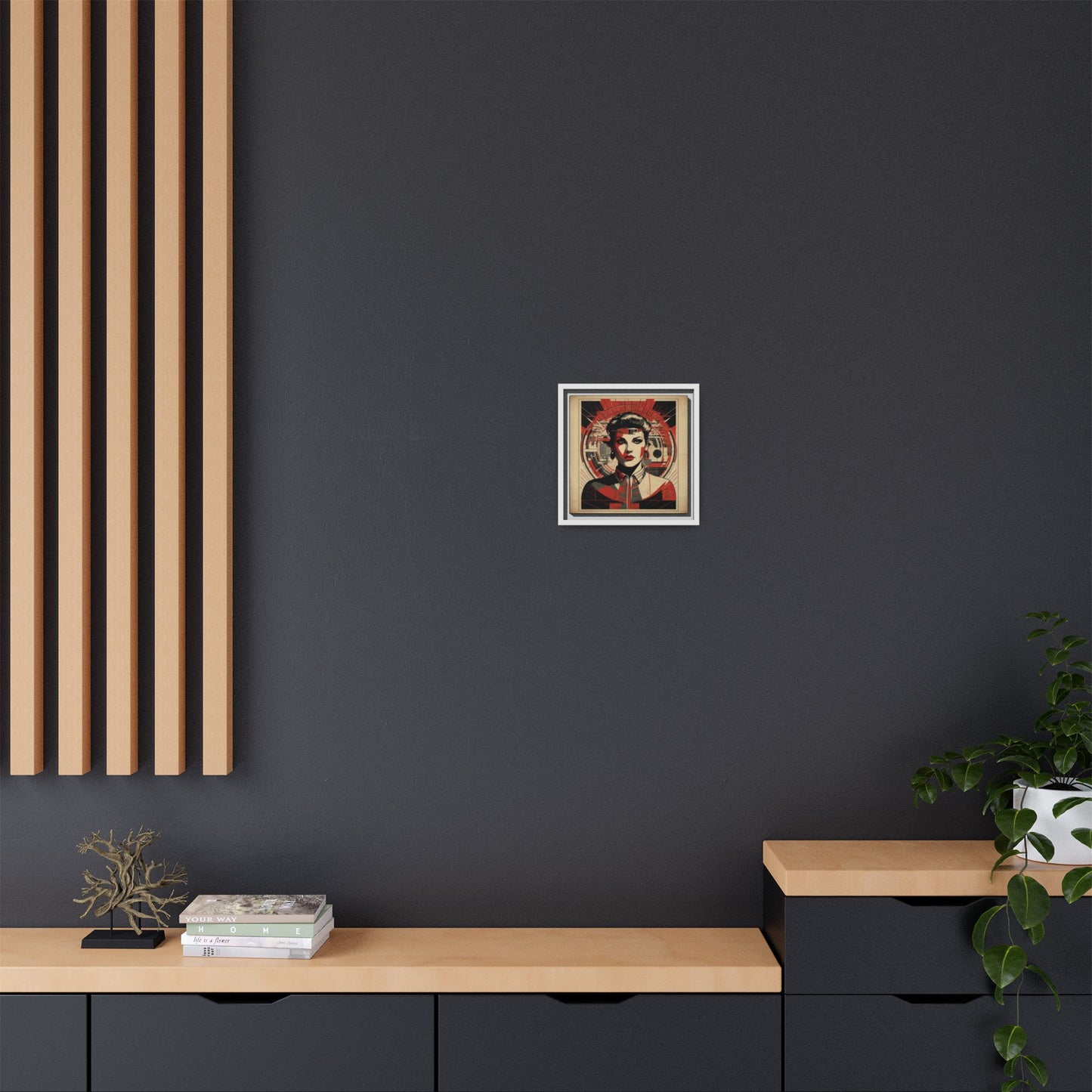 RETRO CHIC 1 - Framed Matte Canvas