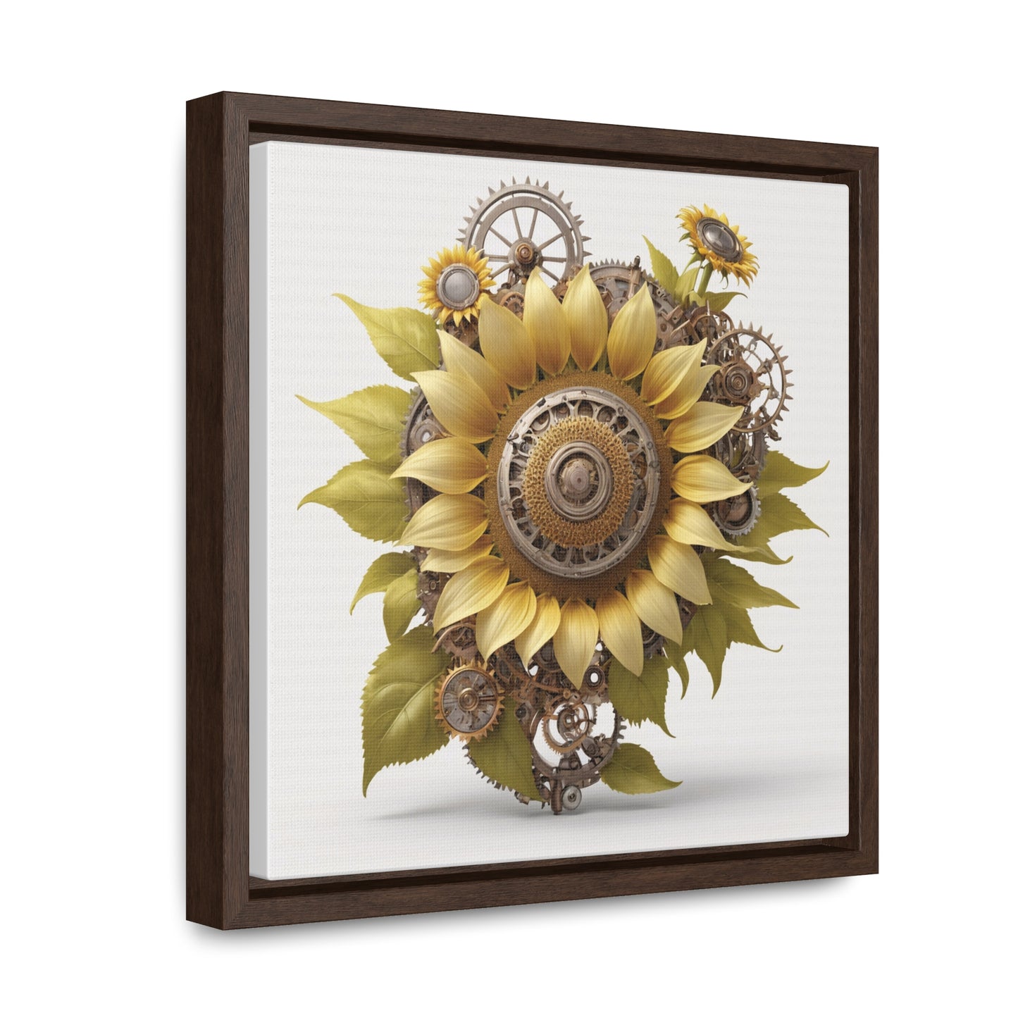 SUNFLOWER - Gallery Canvas Wraps, Square Frame