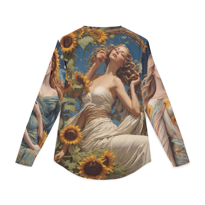 Sunflower Art Long Sleeve Shirt