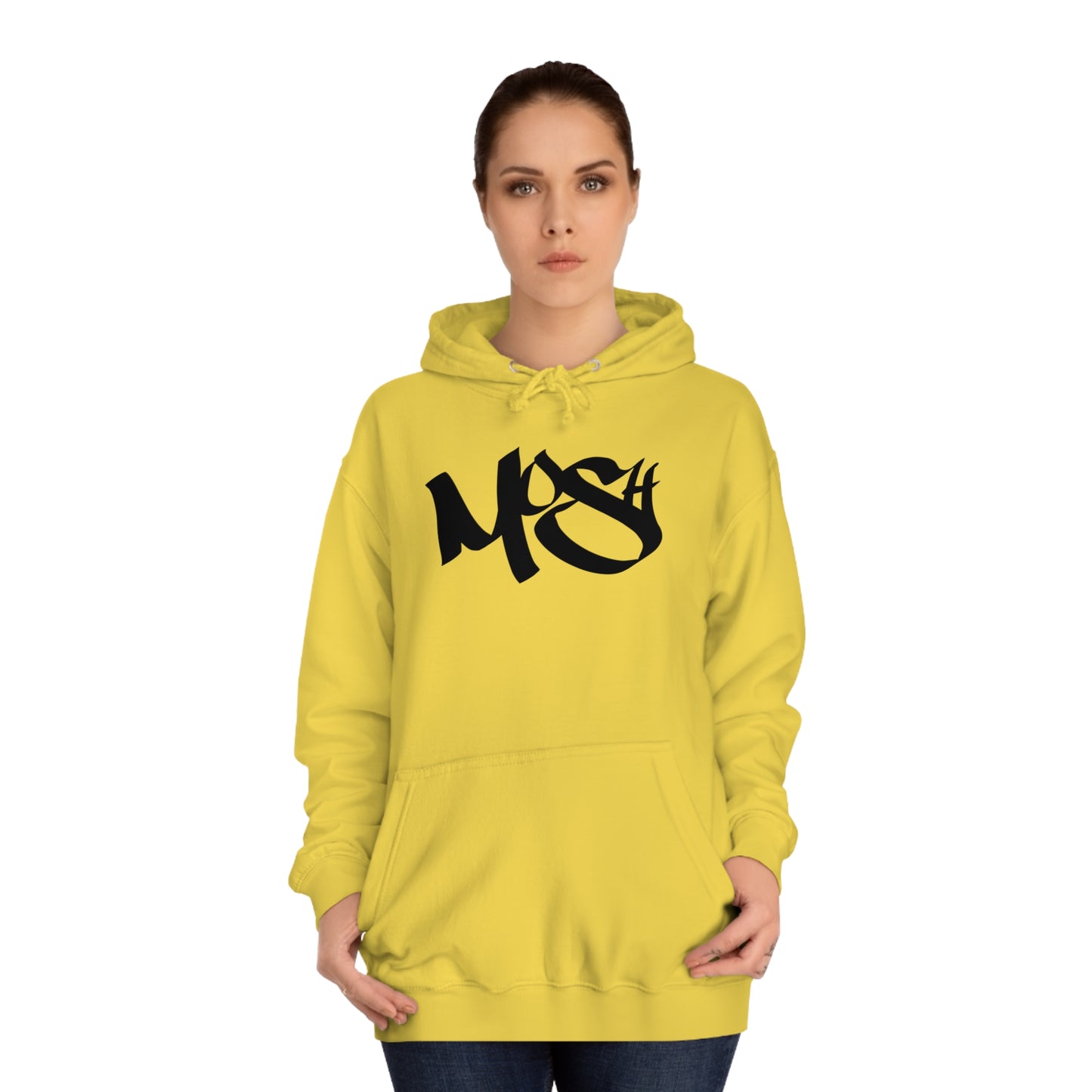 MOSH - BLACK LOGO Unisex College Hoodie