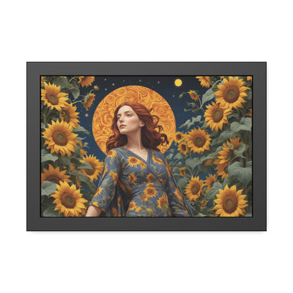 SUNFLOWER 4 - Framed Paper Poster