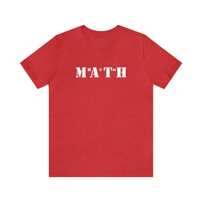 MATH - Unisex Jersey Short Sleeve Tee
