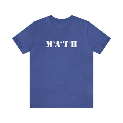 MATH - Unisex Jersey Short Sleeve Tee