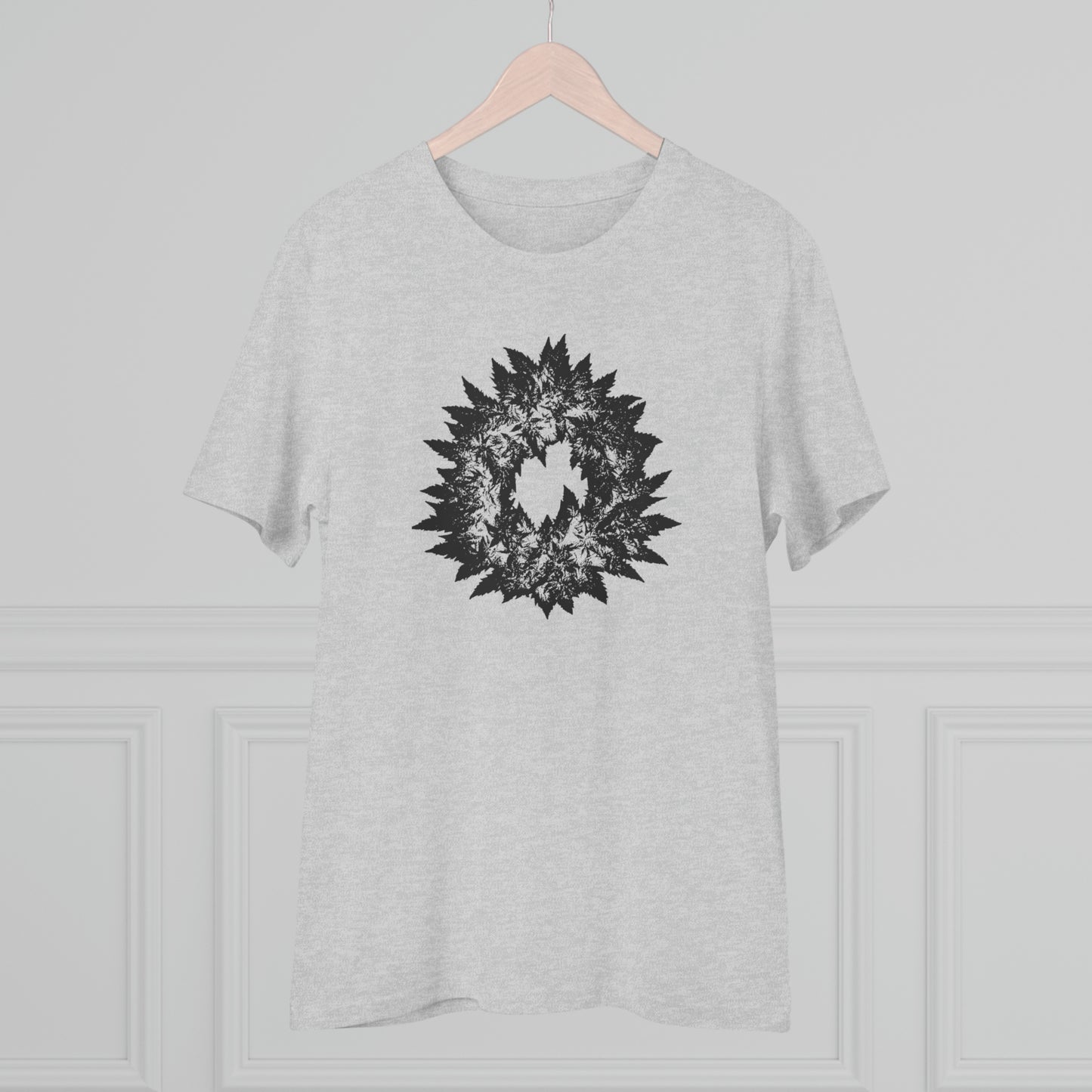 DARK GREY WREATH - Organic Creator T-shirt - Unisex