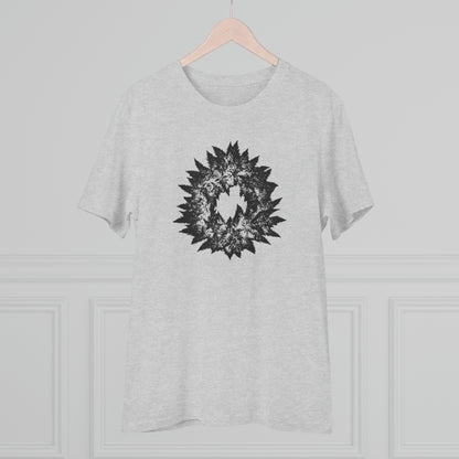 DARK GREY WREATH - Organic Creator T-shirt - Unisex