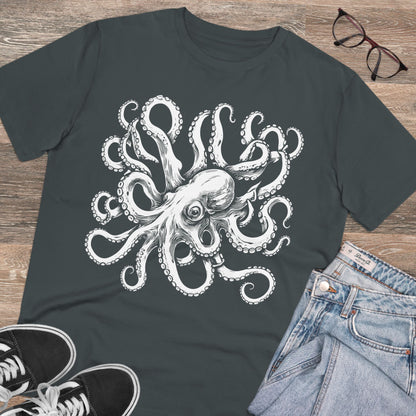 OCTOPUS - WHITE - Organic Creator T-shirt - Unisex