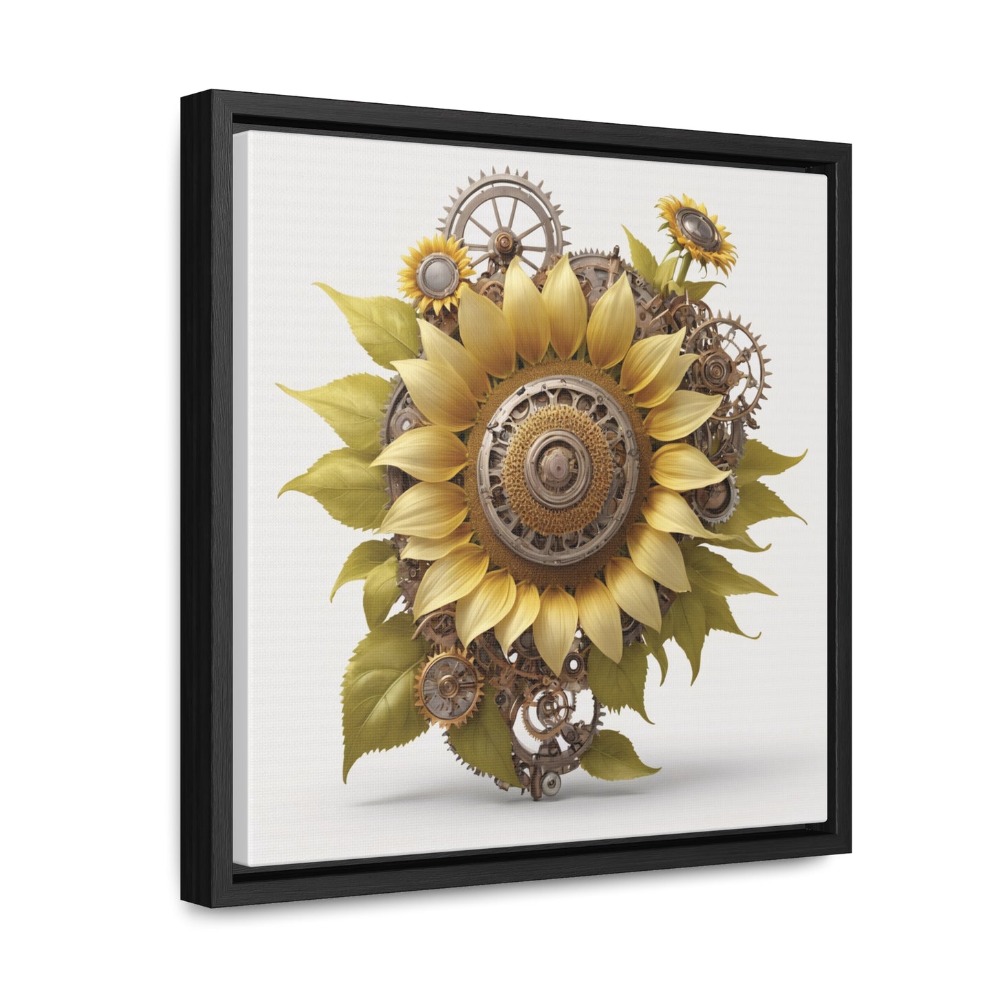 SUNFLOWER - Gallery Canvas Wraps, Square Frame