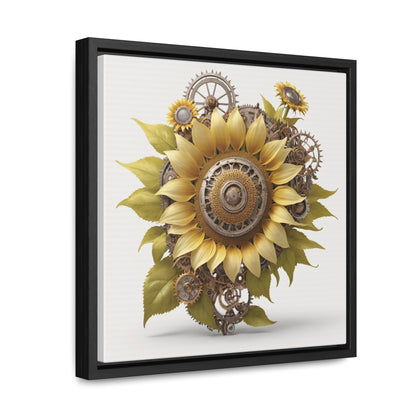 SUNFLOWER - Gallery Canvas Wraps, Square Frame