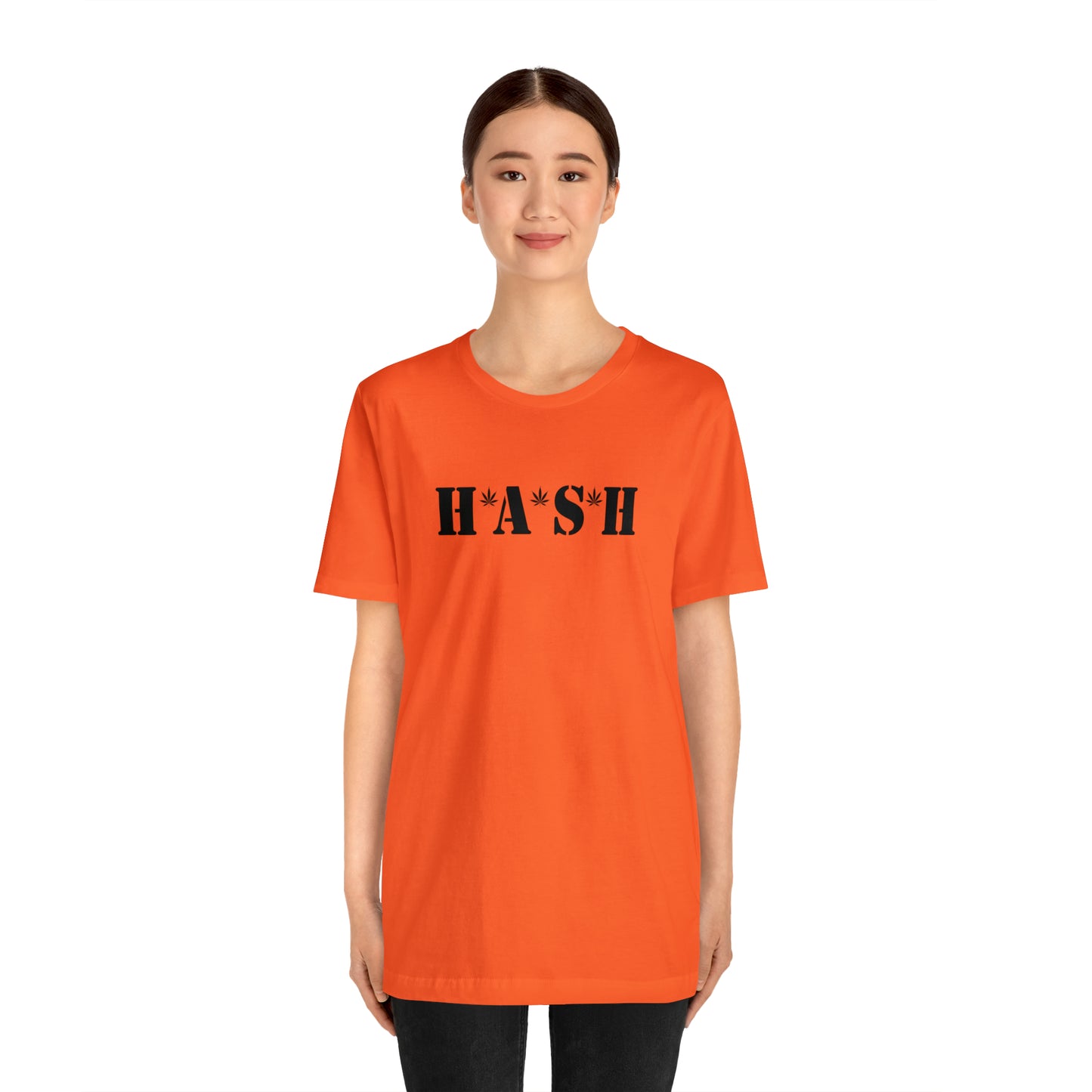 H*A*S*H BLACK LOGO- Unisex Jersey Short Sleeve Tee
