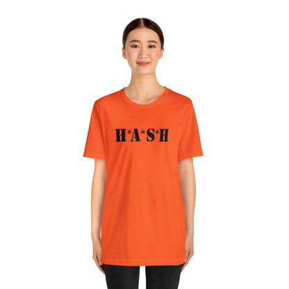 H*A*S*H BLACK LOGO- Unisex Jersey Short Sleeve Tee