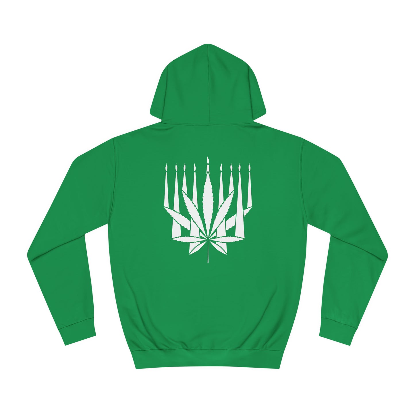 MENORAHJUANA WHITE - Unisex College Hoodie