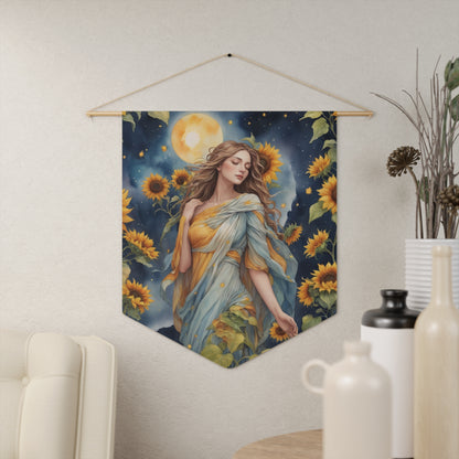 Sunflower Goddess Wall Pennant 8