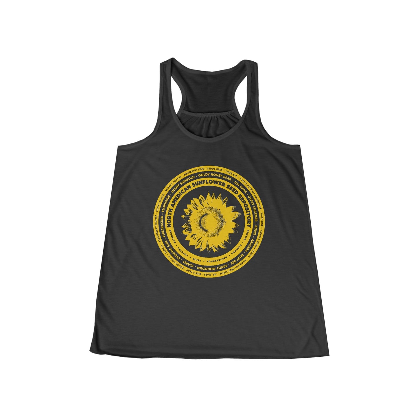 SUNFLOWER - Women's Flowy Racerback Tank