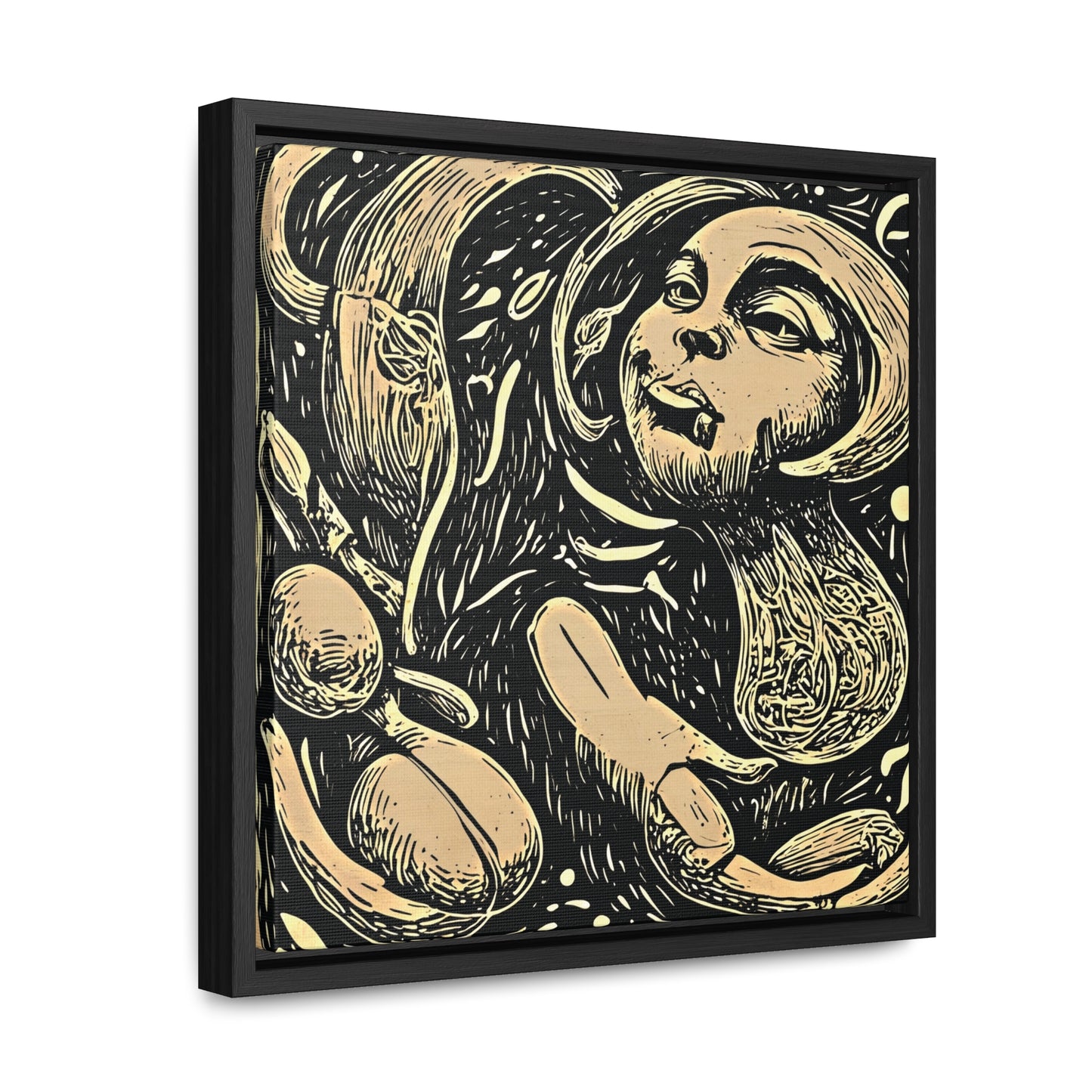 Wall Art - Gallery Canvas, Square Frame