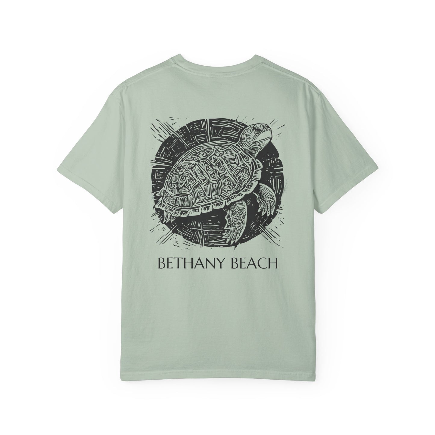 BETHANY BEACH - TURTLE - Unisex Garment-Dyed T-shirt