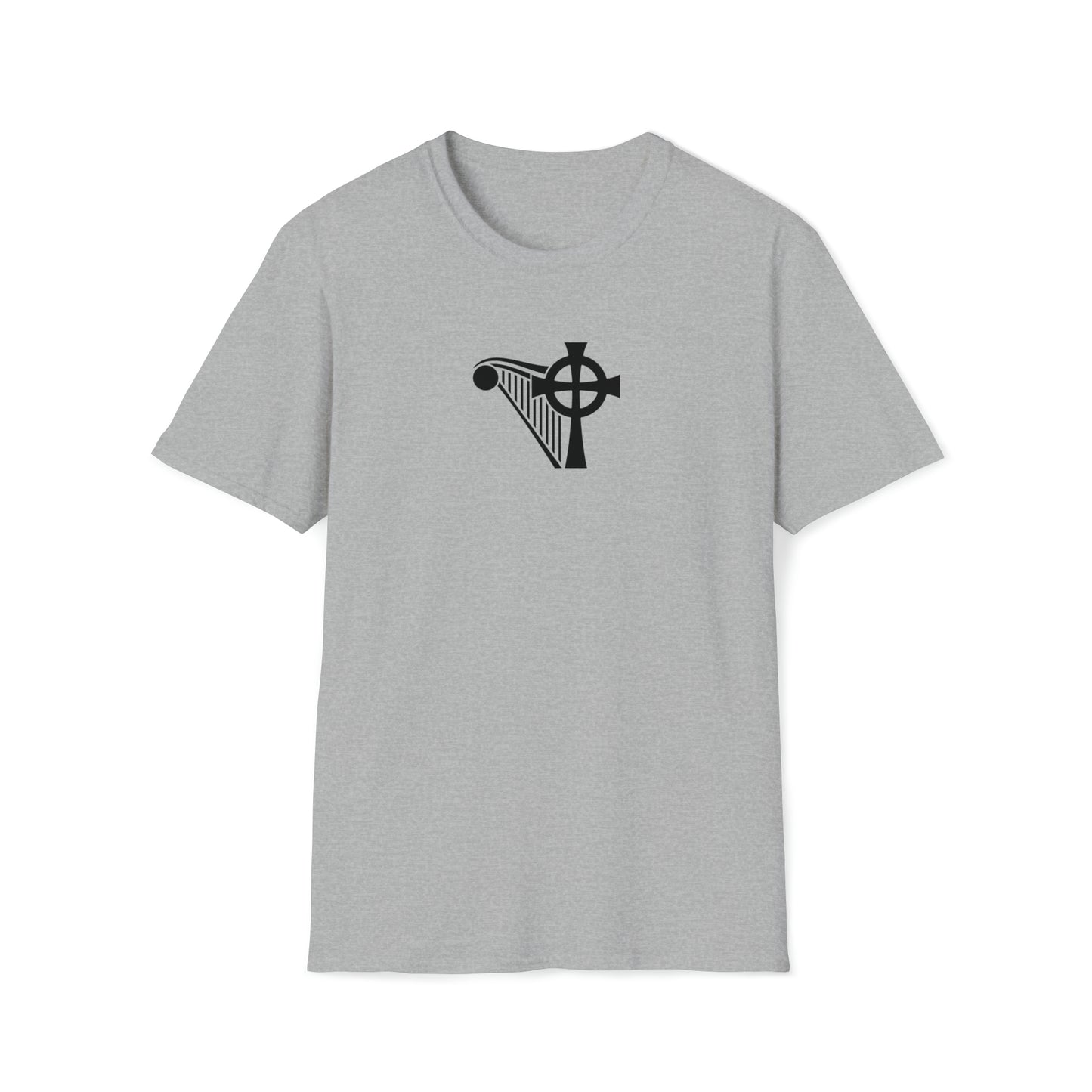 HARP & CROSS Black logo- Unisex Softstyle T-Shirt
