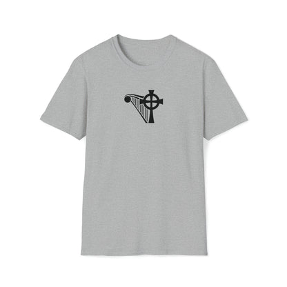 HARP & CROSS Black logo- Unisex Softstyle T-Shirt