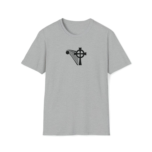 HARP & CROSS Black logo- Unisex Softstyle T-Shirt
