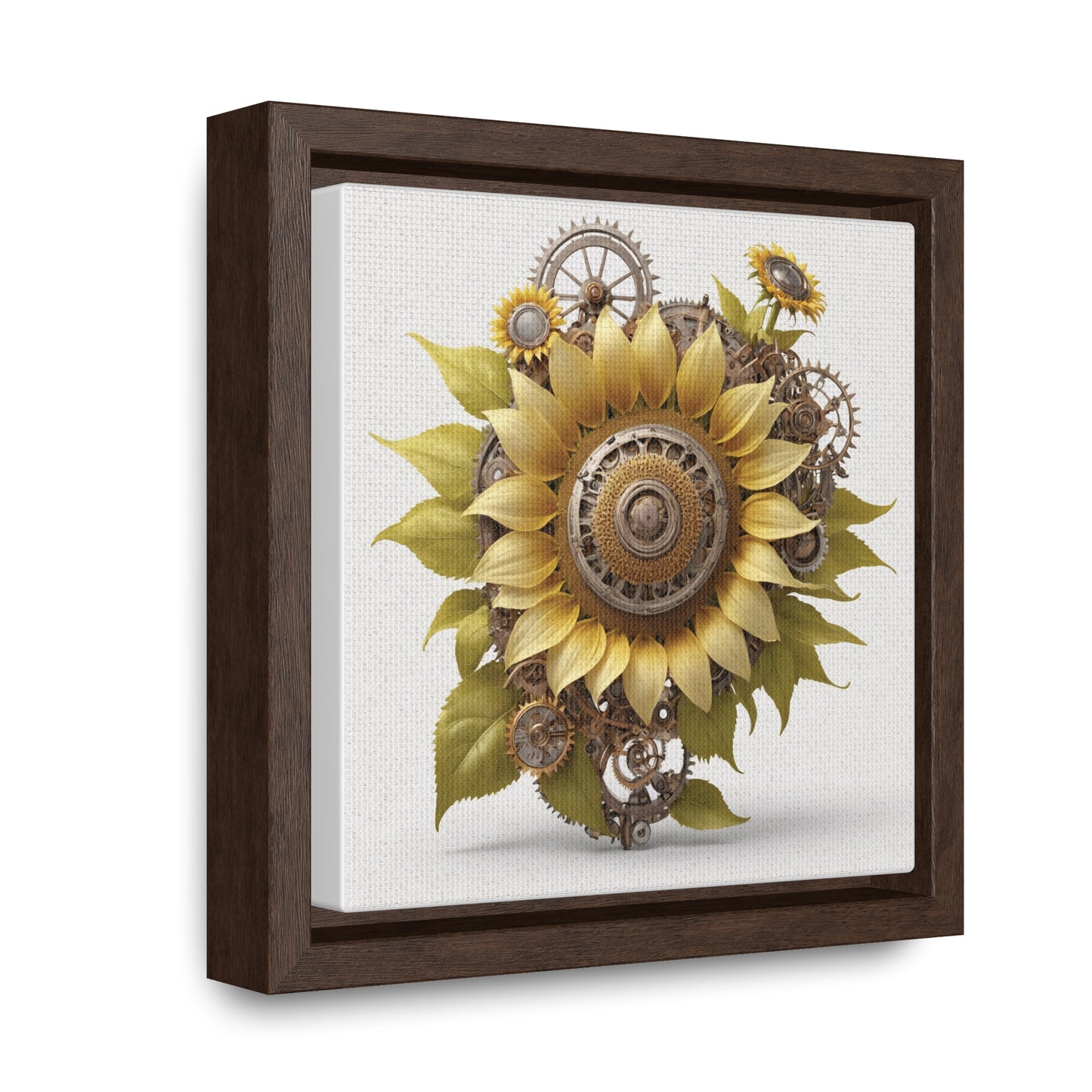 SUNFLOWER - Gallery Canvas Wraps, Square Frame