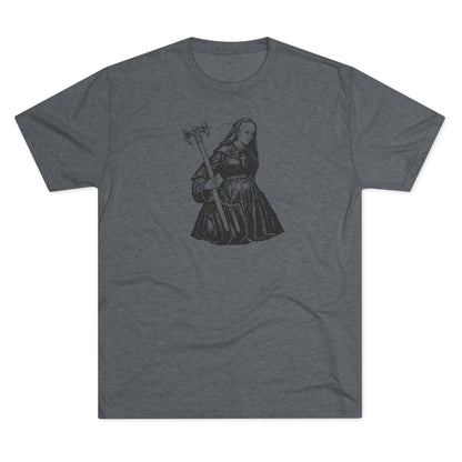 NUN - WHITE - Unisex Tri-Blend Crew Tee