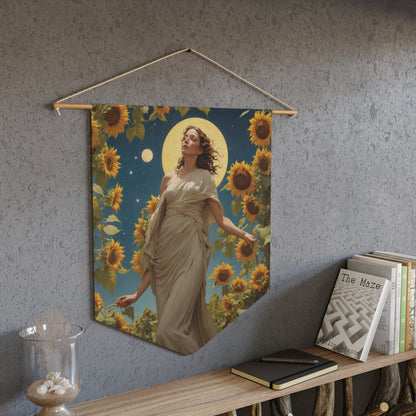 Sunflower Goddess Wall Pennant 2