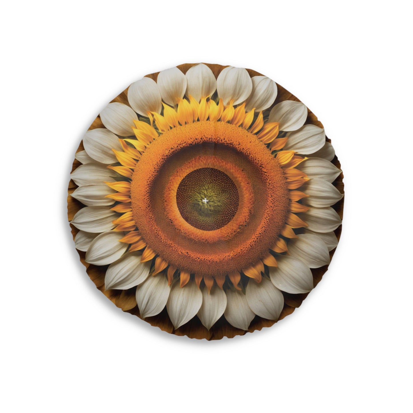 Sunflower Tufted Pillow