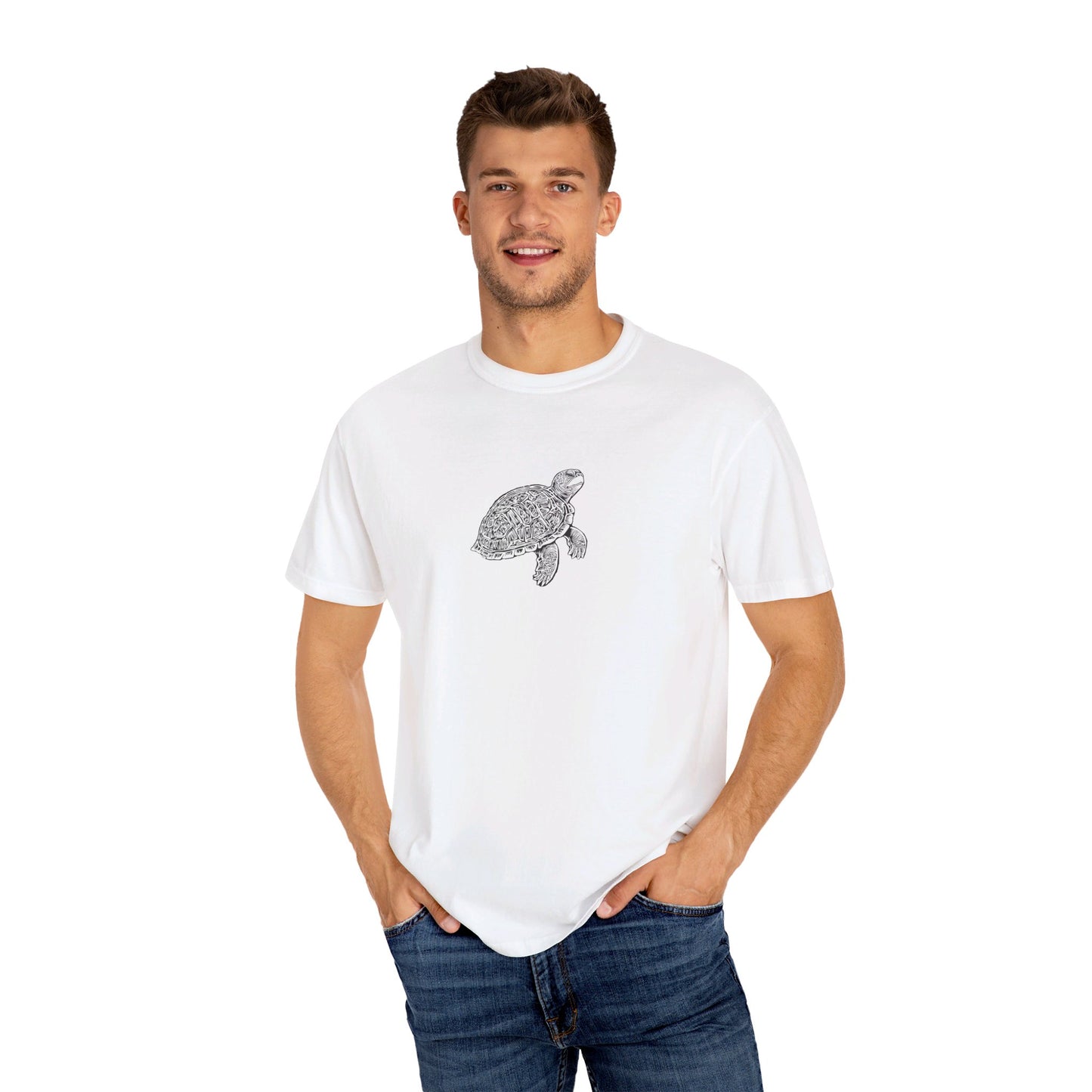 REHOBOTH BEACH - TURTLE - Unisex Garment-Dyed T-shirt