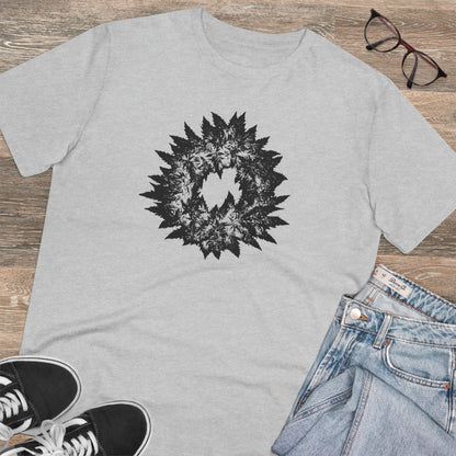 DARK GREY WREATH - Organic Creator T-shirt - Unisex