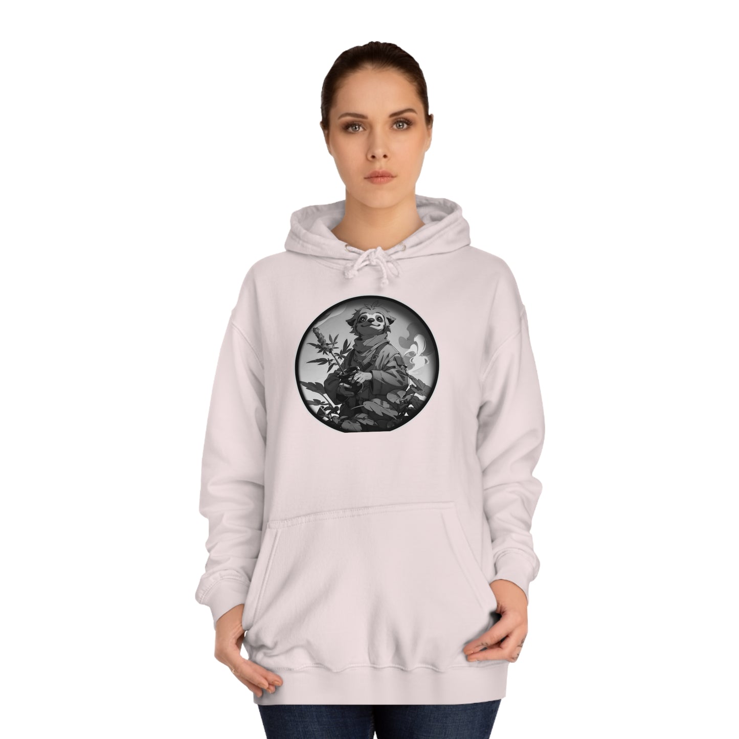 SLEEPY SLOTH - Unisex College Hoodie