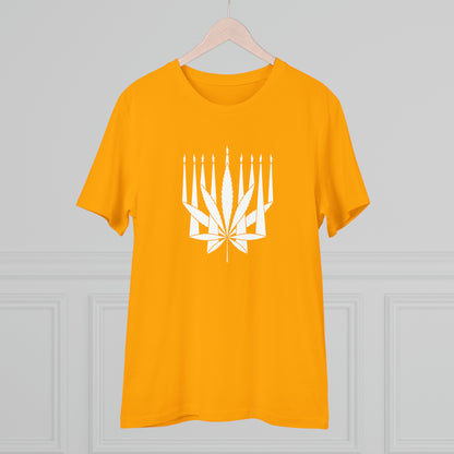 MENORAHJUANA-WHITE - Organic Creator T-shirt - Unisex
