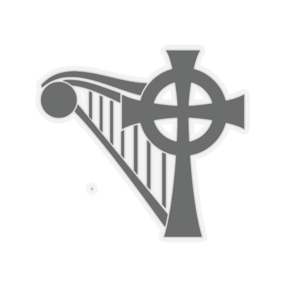 HARP & CROSS - Kiss-Cut Stickers