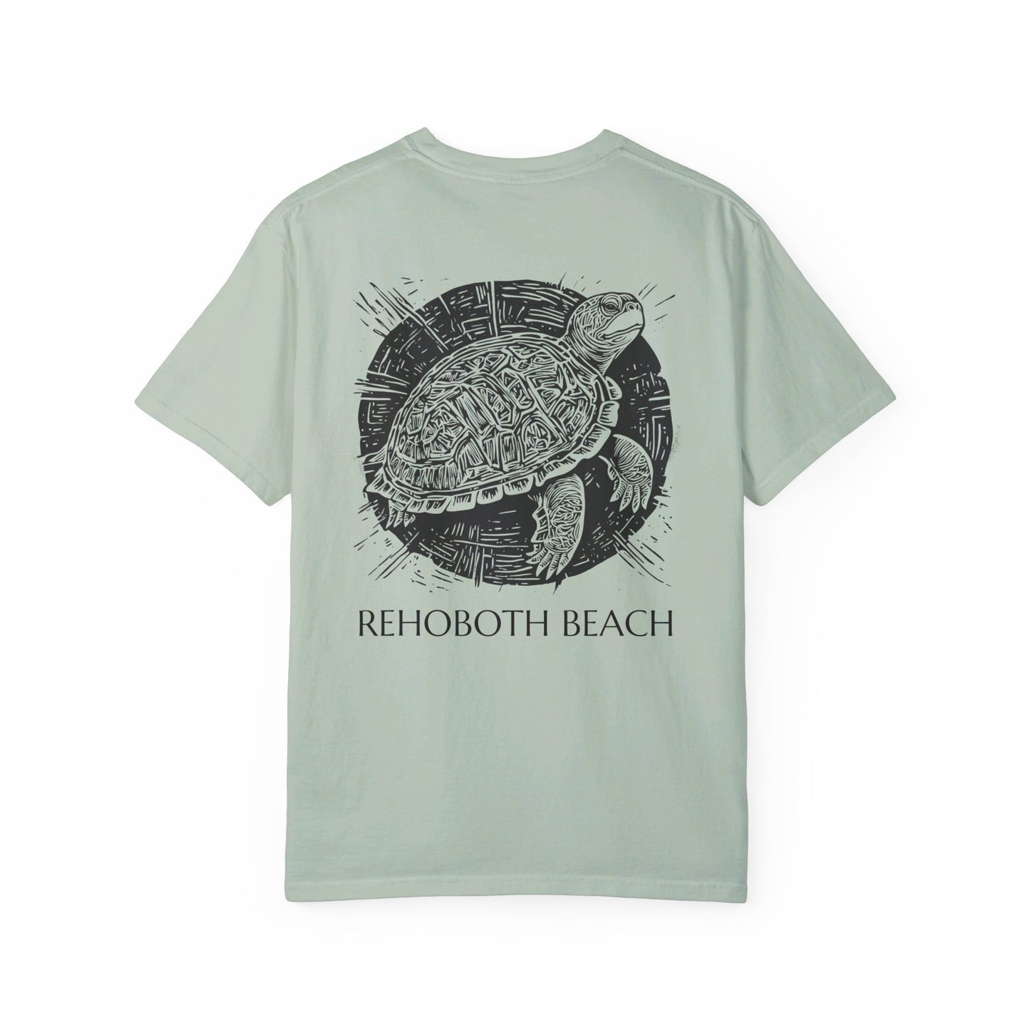 REHOBOTH BEACH - TURTLE - Unisex Garment-Dyed T-shirt
