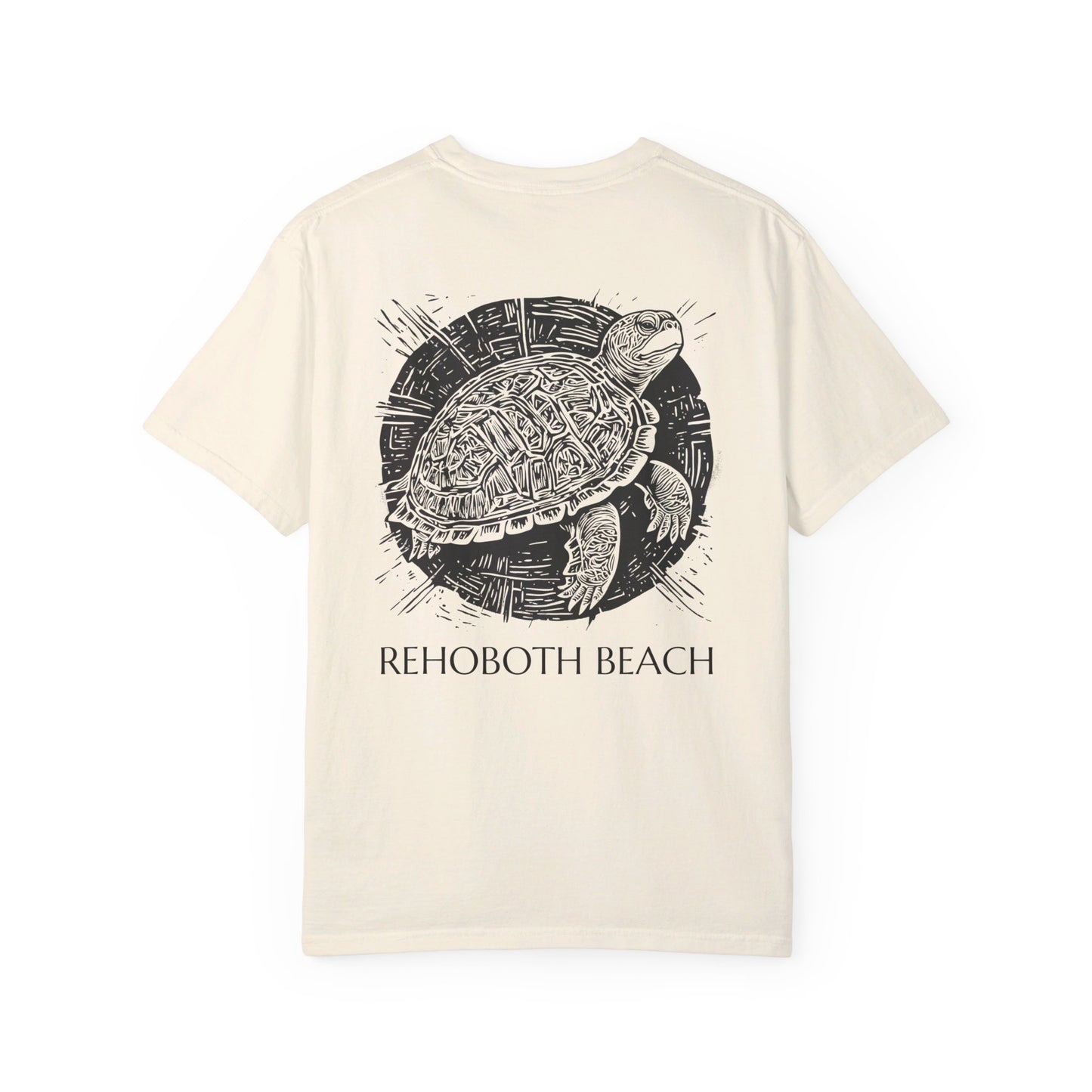REHOBOTH BEACH - TURTLE - Unisex Garment-Dyed T-shirt