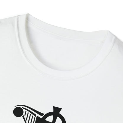 HARP & CROSS Black logo- Unisex Softstyle T-Shirt