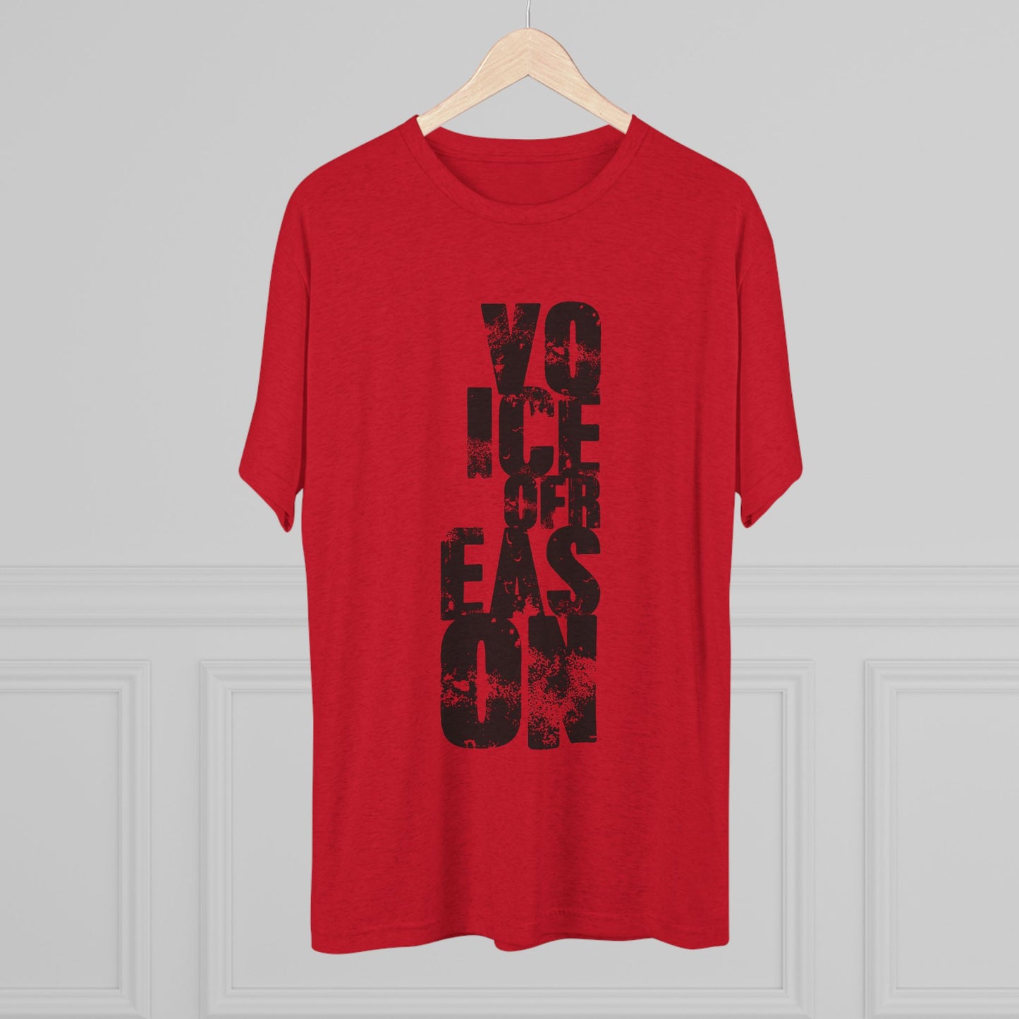 Voice Of Reason - Unisex Tri-Blend Crew Tee