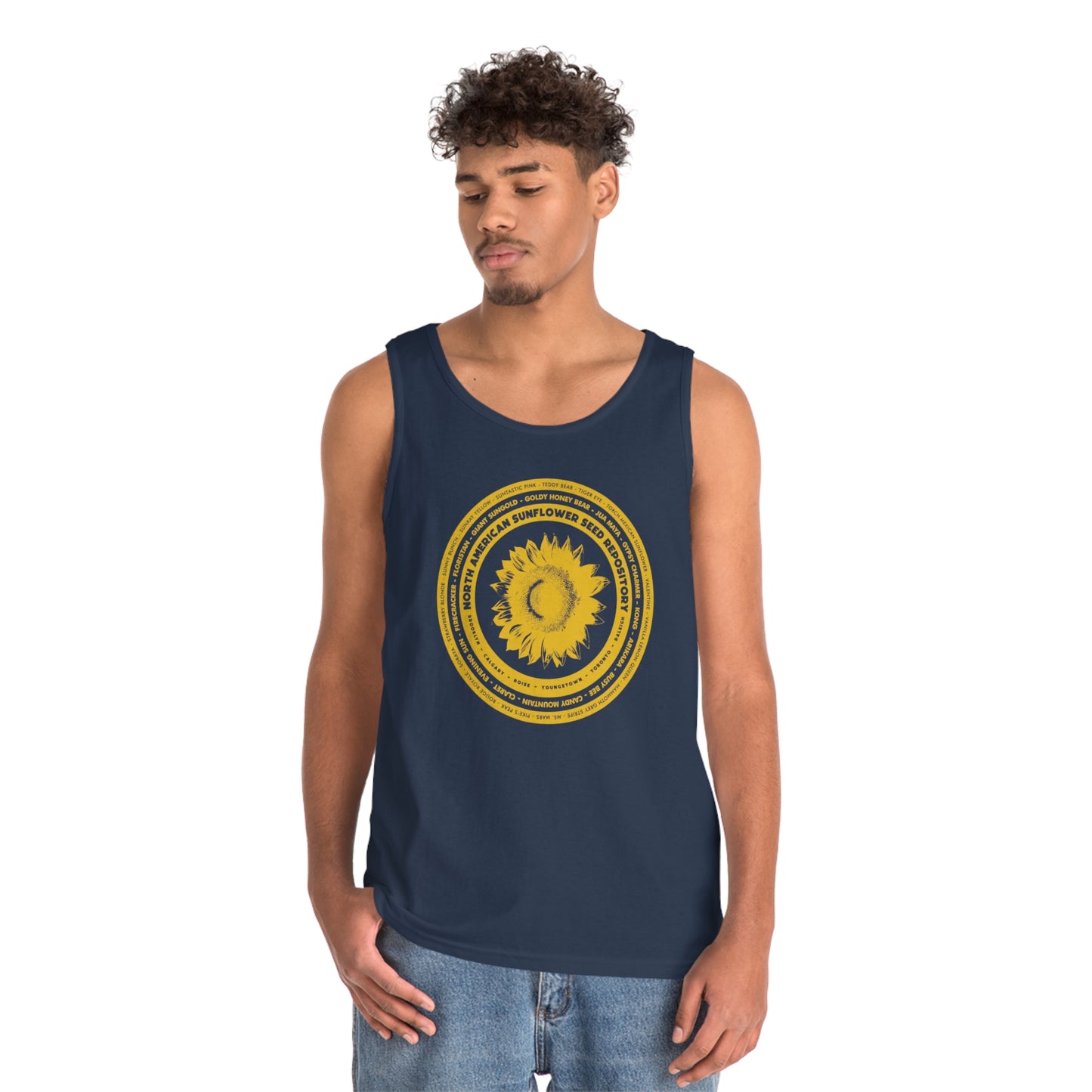 SUNFLOWER - Unisex Heavy Cotton Tank Top